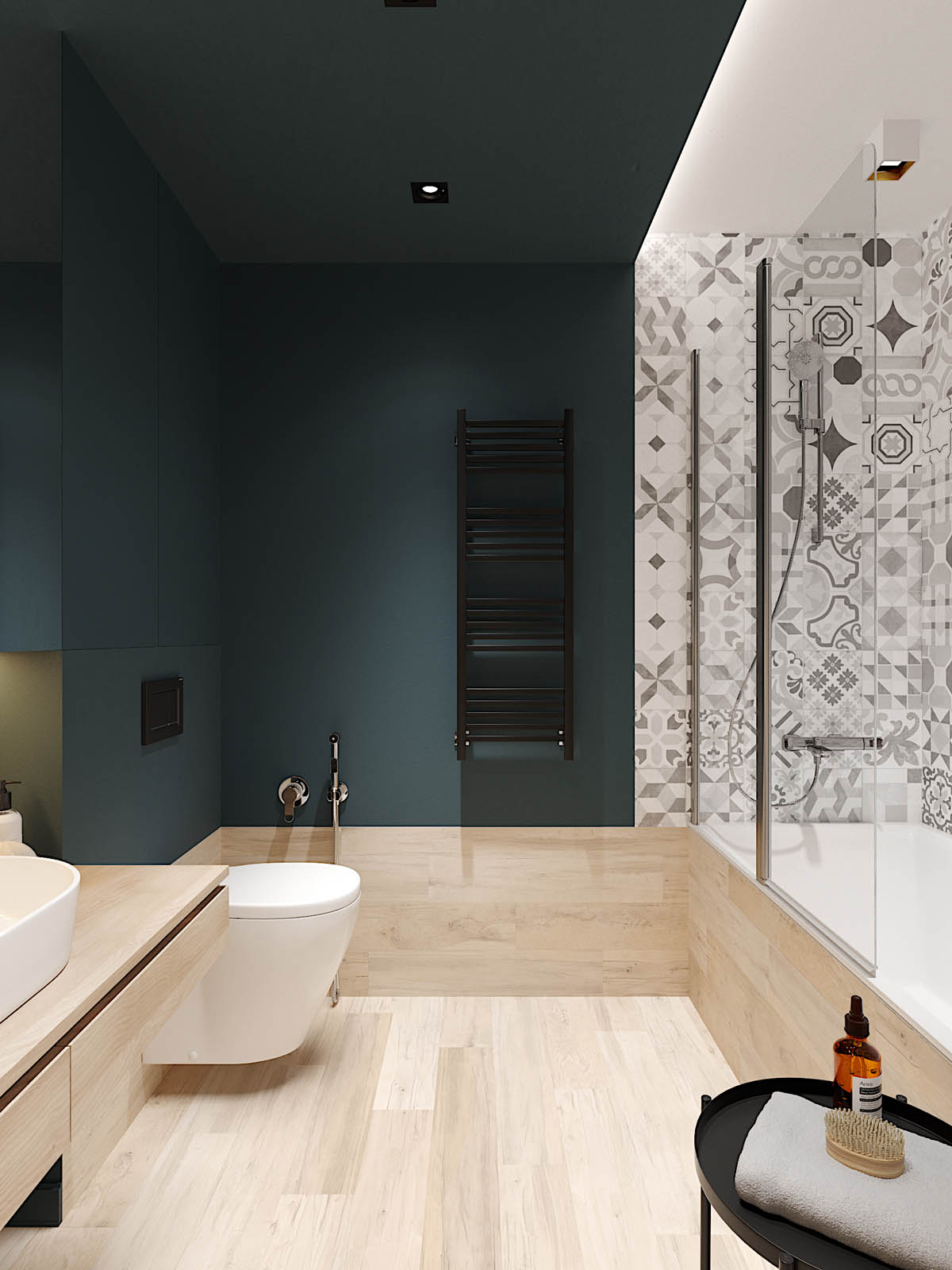 บ้านโทนสีเขียว