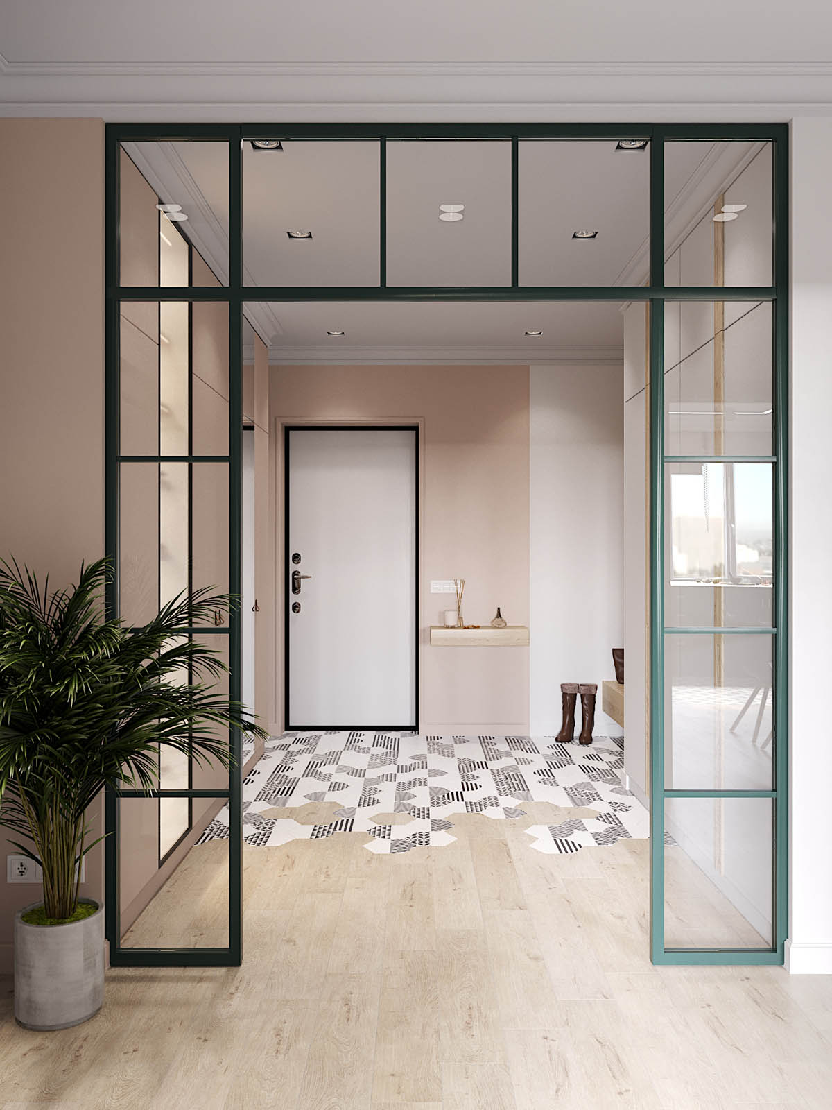 บ้านโทนสีเขียว