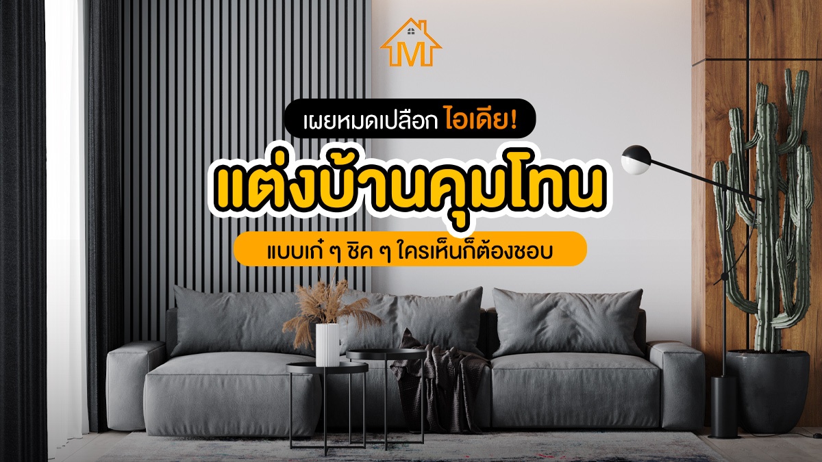 แต่งบ้านคุมโทน