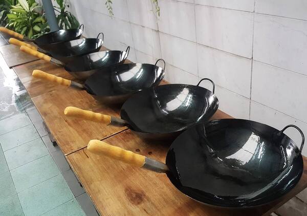 เผากระทะ-กระทะเหล็กเท่านั้น