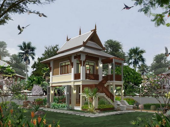 บ้านทรงไทยประยุกต์