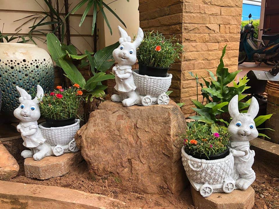 ปูนปั้นแต่งสวน